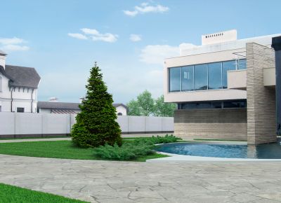 Finished Concrete Features